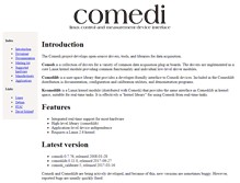Tablet Screenshot of comedi.org
